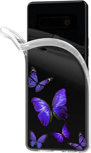 Vista 3 de Funda para Galaxy S20 FE 5G (2020), Samsung S20 FE para niñas, delgada, a prueba de golpes, patrón transparente, flexible, TPU trasero, funda