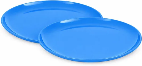 Vista 30 de Mintra Home - Platos reutilizables para servir (azul, cuadrado, 2 unidades (14 pulgadas)