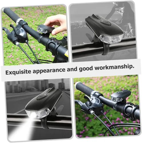 Vista 6 de BESPORTBLE Juego de luces de ciclismo, 2 unidades de luces para bicicleta, carga de construcción robusta de abdominales