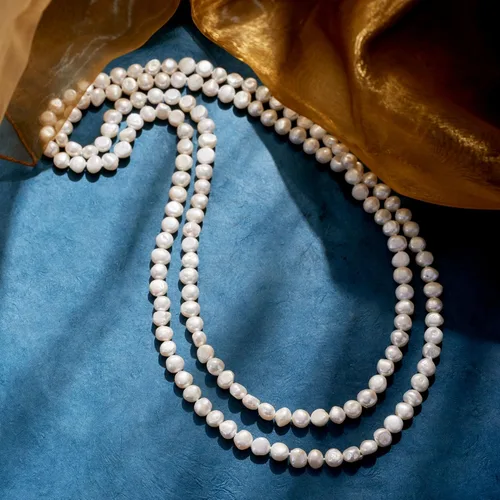 Vista 8 de Ross-Simons 10-11mm Cultured Pearl Long Endless Necklace