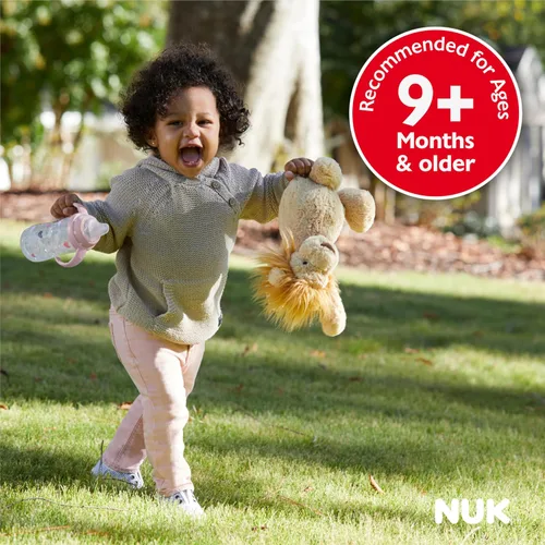 Vista 10 de NUK - Vaso para aprender a beber, para bebés de 8 meses en adelante, colección exclusiva de Amazon, con frutas y animales divertidos, de 10 onzas