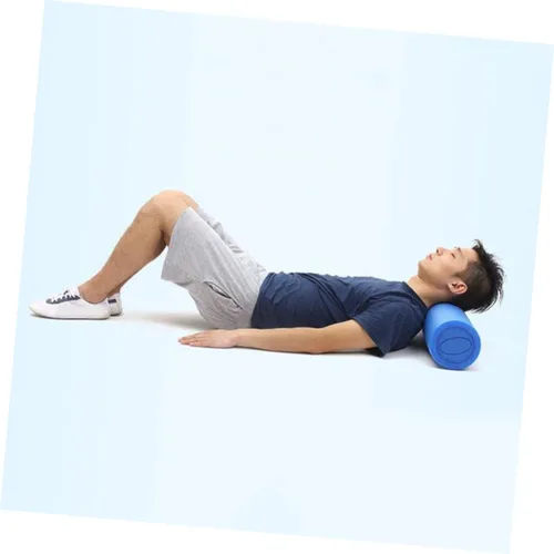 Vista 9 de Epe Yoga Roller Columna Sólida Fitness Masaje Stick Azul Herramienta de Equilibrio Alto Elástico para Pilates Alivio Muscular y Cuerpo