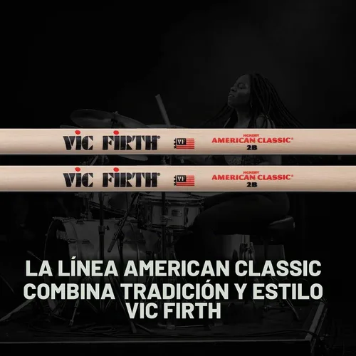 Vista 7 de Baquetas Vic Firth American Classic 2B