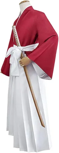 Vista 3 de Kendo Hakama Aikido - Disfraz de samurái japonés de judo de algodón para artes marciales uniforme Kendogi kimono pantalón profesional