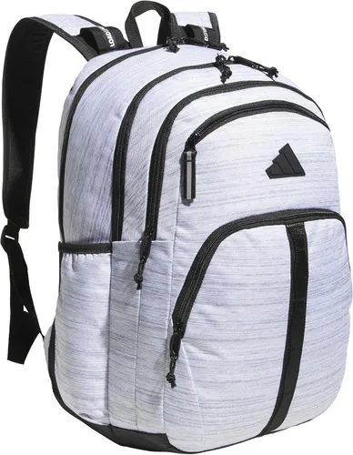 Vista 21 de adidas Mochila unisex Prime para trabajo, bolsa para laptop, mochila de viaje para mujeres y hombres con compartimento acolchado para laptop, Negro