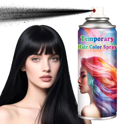 Vista 17 de Tinte en aerosol temporal para el cabello, 4.1 fl oz (rojo)
