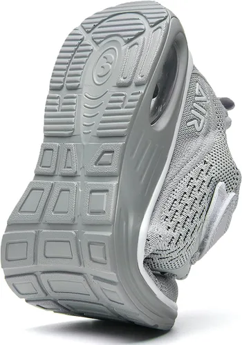 Vista 5 de SoGoNati Tenis deportivos de aire para niños, ligeros, transpirables, sin cordones, para correr, deportes, caminar (niño pequeñoniño grande)