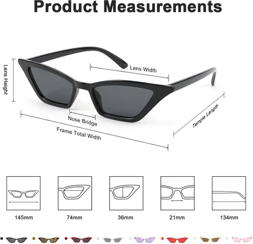 Vista 7 de FEISEDY Gafas de sol polarizadas de gran tamaño ajuste sobre lentes de sol de moda protección UV400 B2922 65mm