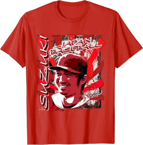 Vista 11 de Seyai Suzuki International Baseball Japan MLBPA Camiseta, Negro