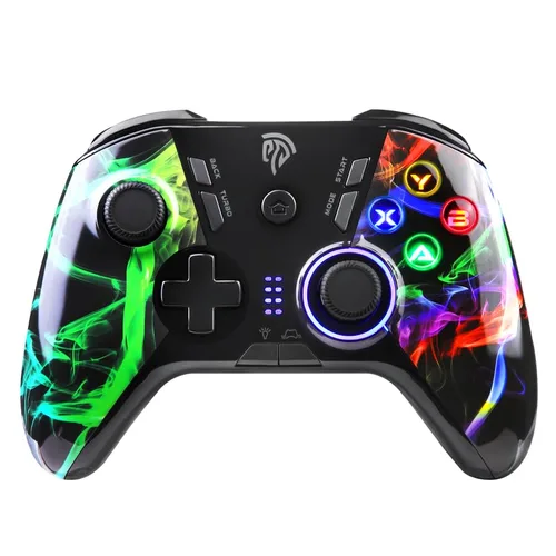 Vista 4 de EasySMX PC Wireless Controller, USB Controller for Computer, Laptop, PS3, Android TV BOX, Nintendo Switch and Tesla with Turbo, Dual Vibration and 4