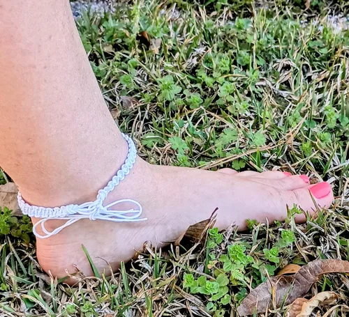 Vista 33 de Hemp Anklet Adjustable Tie On