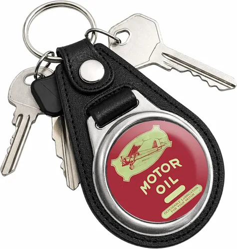 Vista 57 de Brotherhood Round Key Chain for Vintage Motor Oil, Petroleum, and