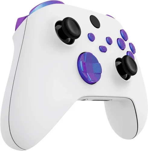 Vista 4 de eXtremeRate Chameleon - Botones de repuesto para Xbox Series S y Xbox Series X, parachoques LB RB LT RT, D-pad ABXY Start Back Sync para Xbox Series