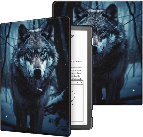 Vista 88 de Funda para Kindle básico de 6 pulgadas (11.ª generación), múltiples ángulos, piel sintética, delgada, con función de encendido y apagado automático