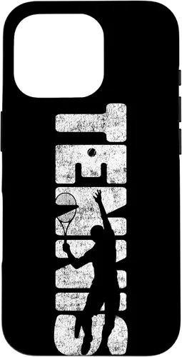 Vista 19 de iPhone 16 Funny Tennis Player Racket Tennis Case