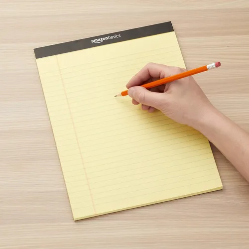 Vista 6 de AmazonBasics AMZ401 - Carpetas de archivos tamaño carta (paquete de 100 unidades) - Colores surtidos y rayado legal/ancho de 8-1/2 por 11-3/4
