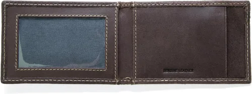 Vista 3 de Timberland Cartera delgada de cuero con bolsillo frontal para tarjetas de crédito para hombre