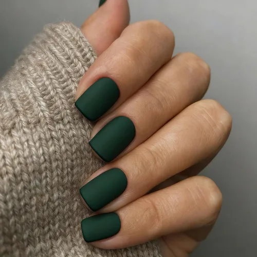 Vista 16 de 48 piezas de uñas postizas a presión color burdeos, uñas falsas en forma de almendra, pegamento para uñas, uñas de longitud media