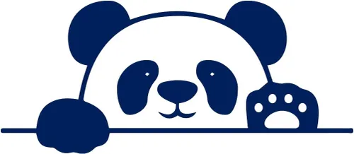 Vista 10 de Animal Cute Panda 1 (azul celeste) (juego de 2) calcomanías de vinilo impermeables de alta calidad para accesorios de laptop, casco, ventana
