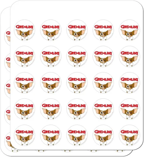 Vista 10 de Gremlins Gizmo Logo Planner Calendario Scrapbooking Craft Pegatinas