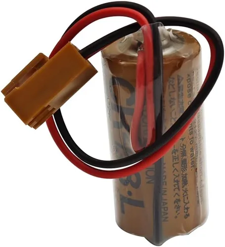 Vista 5 de KAKAA - Batería de litio de 3 V, 2000 mAh, CR2/38.L, para Fuji CR2/3 8.L 3 V, PLC, FDK CR17/33 con enchufe marrón