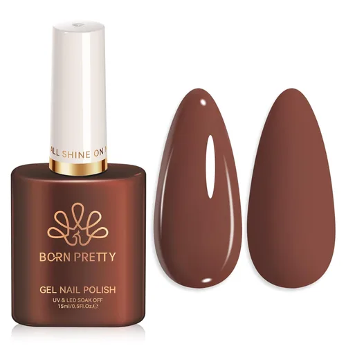 Vista 26 de Born Pretty - Esmalte de uñas de gel negro, diseño de Halloween negro opaco Negro puro