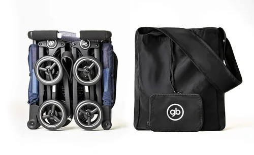 Vista 2 de gb Pockit Bolsa de Viaje para Cochecito, Negro