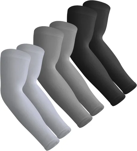 Vista 28 de Aegend - Mangas de protección solar con compresión, para cubrir tatuajes, mangas solares para hombres, mujeres y jóvenes
