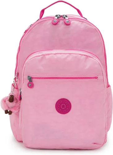 Vista 12 de Kipling Seúl - Mochila pequeña para tableta, diseño de flores acuáticas, talla única