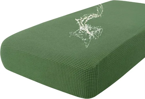 Vista 92 de Fundas impermeables para sofá seccional, fundas de cojín antideslizantes para sofá Ajuste seccional en forma de L, tela jacquard elástica, parte