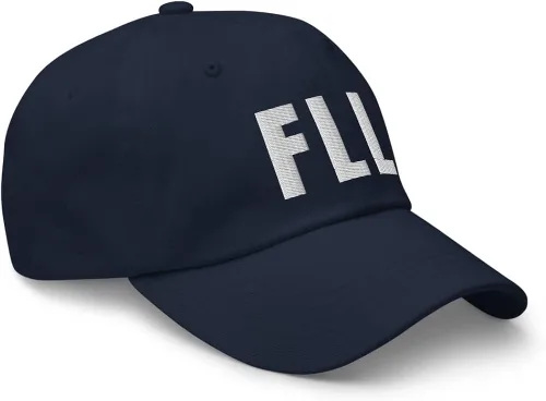 Vista 2 de Fort Lauderdale Florida FL Dad Gorra bordada con hebilla ajustable