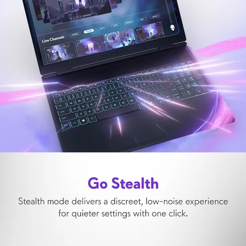 Vista 9 de Alienware 16X Gaming Laptop, RTX 5060, Intel Ultra 7 Plus, Windows 11 Home
