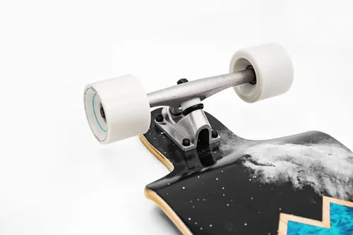 Vista 7 de MINORITY Patineta Longboard de arce para pendientes plataforma de 40 pulgadas Hecha para andar