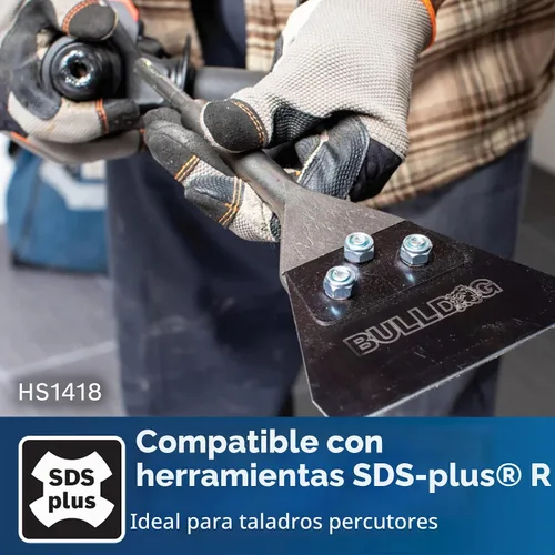 Vista 2 de Bosch Rascador de suelo SDS-plus Bulldog de 5 pulgadas x 11 pulgadas HS1418