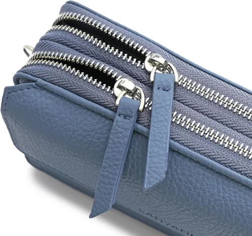 Vista 7 de Lanyani Cartera Cruzada RFID con Correa de Muñeca y Bolsillo para Teléfono para Mujeres de Cuero Vegano