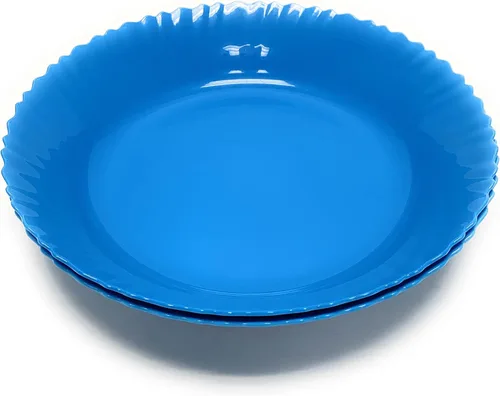 Vista 38 de Mintra Home Colección Curly (Plato de 9.75 pulgadas - 12 piezas, Azul)