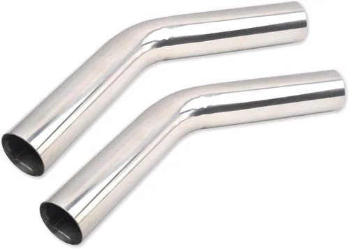 Vista 11 de 2 Pulgadas (51MM) Longitud 30 Pulgadas Recto Tubo de Acero Inoxidable Intercooler de Turbocompresor para Entrada de Aire Universal-2 Piezas