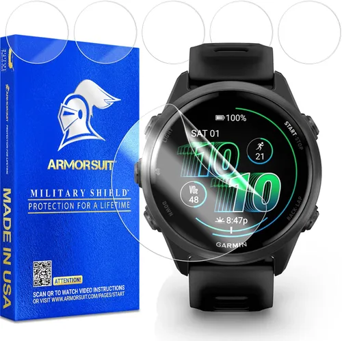 Vista 17 de ArmorSuit MilitaryShield - Protector de pantalla compatible con Fitbit Versa 2 (paquete de 6) de cobertura máxima, película transparente HD