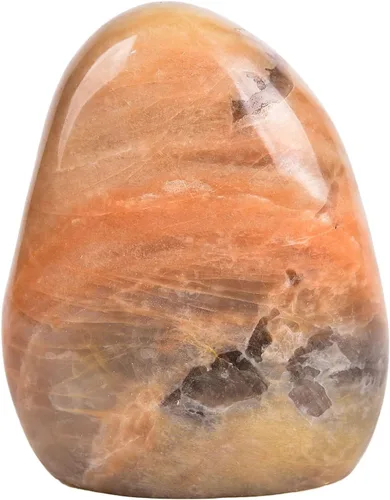 Vista 14 de AMOYSTONE Piedra de preocupación pulida de ópalo verde natural para aliviar la ansiedad, piedra preciosa de reiki de cristal curativo de mano