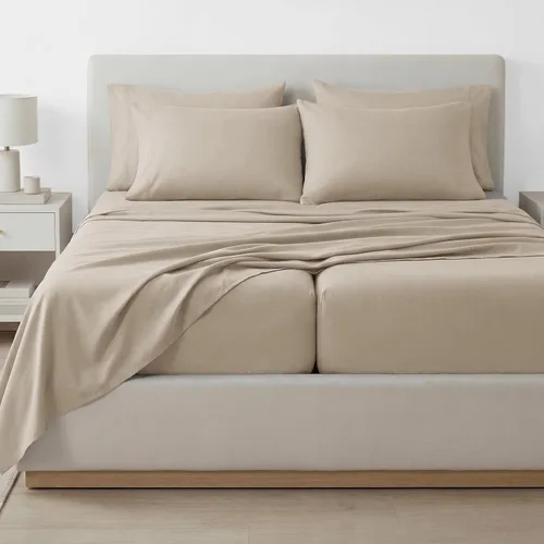 Vista 47 de Southshore Fine Living, Inc. Juego de sábanas de 4 piezas, 21 pulgadas de profundidad con sábana bajera, microfibra suave, sábana encimera de gran