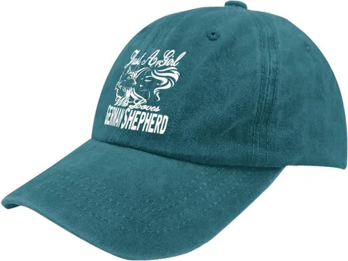 Vista 2 de Just a Who Loves - Sombrero de golf de pastor alemán, sombrero de los años 80, pigmento negro, sombrero de golf para hombre, regalos para hombres
