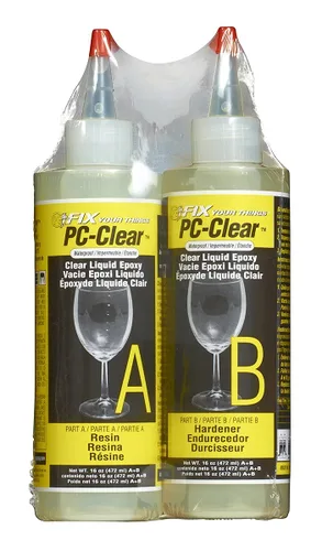 Vista 7 de Adhesivo líquido con resina epoxi PC-Clear de la marca PC Products, transparente, Transparente, 1