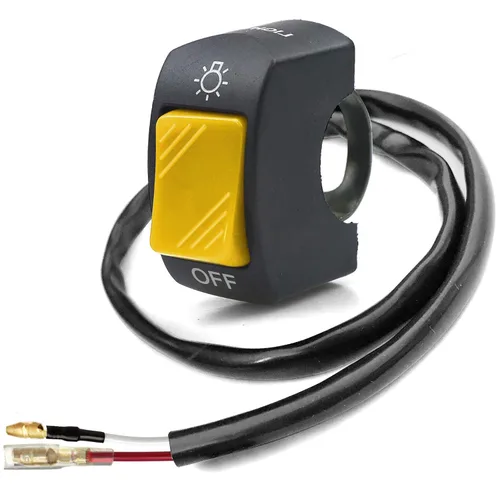 Vista 9 de 1 pieza de interruptor de manillar de motocicleta, botón de encendido y apagado, parte de ajuste para luz de motocicleta LED U5 U7 U2, interruptor