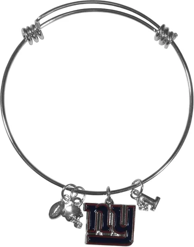 Vista 19 de Siskiyou NFL womens Charm Bangle Bracelet Color del