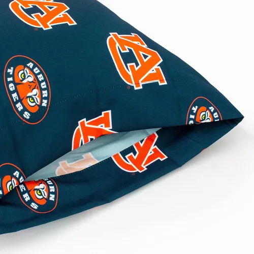 Vista 6 de College Covers Everything Comfy Auburn Tigers - Par de fundas de almohada, estándar, 20 x 30 pulgadas, incluye 2 fundas de almohada