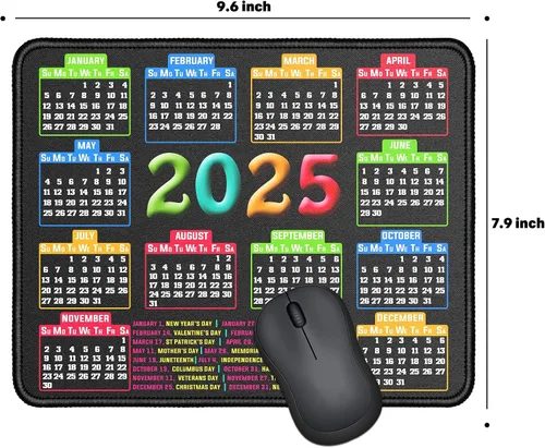 Vista 4 de Alfombrilla de mouse con borde cosido, alfombrilla de mouse para computadora con base de goma antideslizante, alfombrillas de mouse para computadora