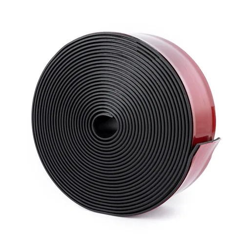 Vista 20 de Tiras de goma de neopreno con parte trasera adhesiva, junta autoadhesiva para acolchado de alfombrilla, 1 pulgada de ancho x 1/5 pulgadas de grosor
