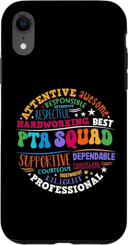Vista 24 de iPhone 16 Parents Teacher Association Team Supporter PTA Squad Case