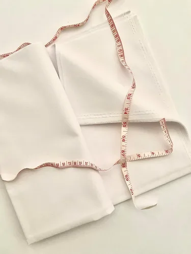 Vista 7 de MAROBEE Interfaz fusible de algodón tejido para planchar para proyectos de costura, 44 pulgadas x 2 yardas, interfaz de peso medio para solapas