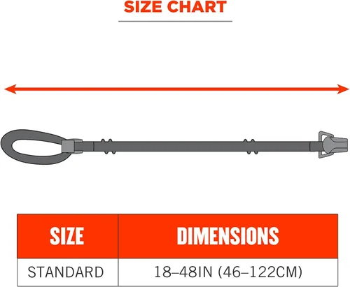 Vista 6 de Ergodyne Squids 3155 Lanyard with Clamp End, Easily Attaches to Hard Hat, Tools or Small Valuables, Weight Capacity 2 lbs